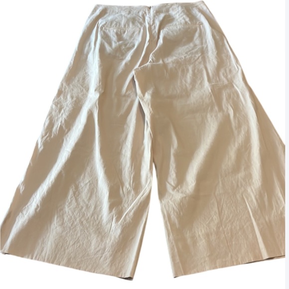 VINCE Linen Blend Cream Color Pants- Size 10 - Picture 3 of 12